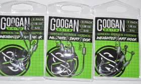Googan Squad Gwdh-18-50 3 Packs Baits Weighted Dart Soft Jerkbait Swimbait Hooks Size 5/0 1/8oz Googan Squad Gwdh-18-50 3 Packs Baits Weighted Dart Soft Jerkbait Swimbait Hooks Size 5/0 1/8oz