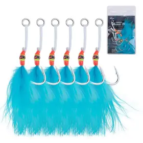 Goture 710917186727 Fishing Assist Hooks Jigging Single Kit Jig Saltwat