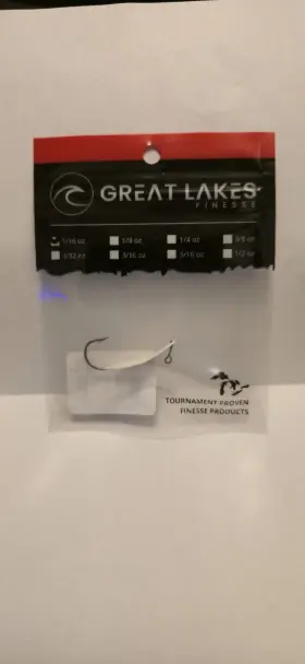 Great Lakes Finesse Glfts116-17 Glf Taco Spin 1/16 Oz White Spinner Hook Bass Great Lakes Finesse Glfts116-17 Glf Taco Spin 1/16 Oz White Spinner Hook Bass