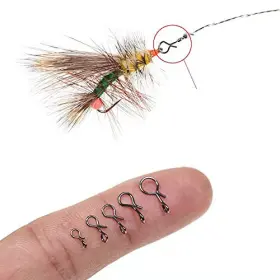 Greatfishing 754479870755 200pc Fly Fishing Snaps Stainless Steel Quick Change Fast Easy