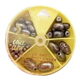 Green Supply 02180h-003 Sinker Assortment Egg And Split-shot Per 55