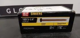 Grip Rite 16ctdskr1 16d 3-1/4inch Common Nail With Brite Smooth Shank R-9