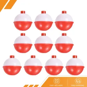 Gryfton 686130930341 50pack 1.5 Inch Fishing Bobbers Plastic Push Button Round Float Gryfton 686130930341 50pack 1.5 Inch Fishing Bobbers Plastic Push Button Round Float