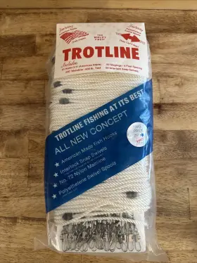 Gwb Manufacturing 051074507209 Trotline Kit 220 Mainline 600 Lb 50 Hooks Stagings Snap Swivels Usa