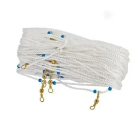 H&h 044784053029 Trot Line With Brass Swivels And Fused Beads Classic Trotlines For Catfish Fl