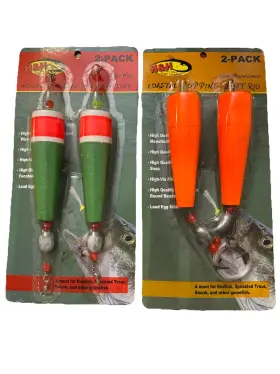 H & H Cprm-32 And Lure Company Two 2-pack Coastal Popping Float Rig Weighted New H & H Cprm-32 And Lure Company Two 2-pack Coastal Popping Float Rig Weighted New