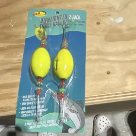 H & H Oth252-03 And 2-1/2 Inch Oval Trout Hauler Floats 2 Pack Chartreuse High-visibility Beads H & H Oth252-03 And 2-1/2 Inch Oval Trout Hauler Floats 2 Pack Chartreuse High-visibility Beads