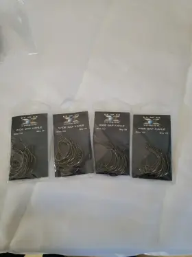 H2o Xpress 420002900649 H20 Express Wide Gap Kahle Bait Holder Hooks Size 1/0 Qty Of 60