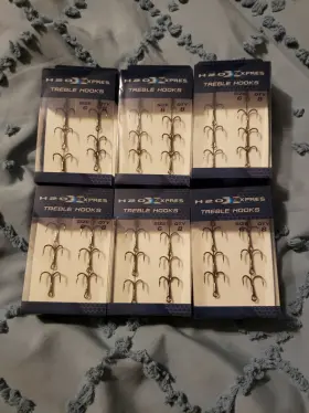 H2o Xpress 420002909741 Bundle Deal Xpres Treble Hooks Size 6 Qty 24 H2o Xpress 420002909741 Bundle Deal Xpres Treble Hooks Size 6 Qty 24