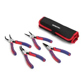 Hangzhou Greatstar Industrial Co. Ltd W001331a 4-piece Snap Ring Pliers Set - Heavy Duty 7 Bi-material Handles Blue/red Hangzhou Greatstar Industrial Co. Ltd W001331a 4-piece Snap Ring Pliers Set - Heavy Duty 7 Bi-material Handles Blue/red