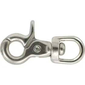 Hardware Essentials 711181312461 1/2 Inch Stainless Steel Round Swivel Eye Trigger Snap 3-pack Hardware Essentials 711181312461 1/2 Inch Stainless Steel Round Swivel Eye Trigger Snap 3-pack