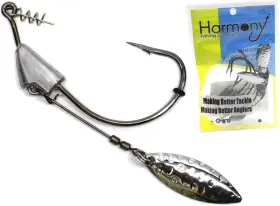 Harmony Fishing Company 604015686848 - Razor Series Underspin Swimbait 1/4 Oz 3/0 Hook Natural