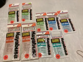 Hayabusa 724343174500 Lot Of 9 Saltwater Sabiki Rigs Assorted Models Made In Vietnam Hayabusa 724343174500 Lot Of 9 Saltwater Sabiki Rigs Assorted Models Made In Vietnam