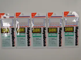 Hayabusa S002ae Five Size 4 Hage-kawa Hooks Sabiki Rigs