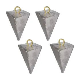 Hayward Fishing Supplies Hpy-01 Size 1 Lead Pyramid Sinker Tackle 4-pack