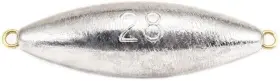 Hayward Fishing Supplies Hy2-28 Size 28 Lead 2-eye Torpedo Trolling Sinker Hayward Fishing Supplies Hy2-28 Size 28 Lead 2-eye Torpedo Trolling Sinker