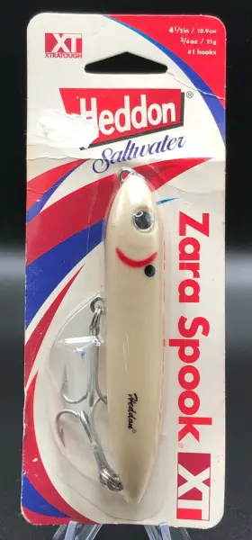 Heddon Xsw9253435 Saltwater Zara Spook Xt 4 1/2 Inch Topwater Lure 3/4 Oz. Bone Heddon Xsw9253435 Saltwater Zara Spook Xt 4 1/2 Inch Topwater Lure 3/4 Oz. Bone