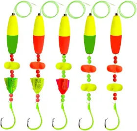 Hefeixinjiadi 445038165117 Ngoff-5 Pcs Catfish Bait Strange Cat Fish Rig Rattle Floater Tac