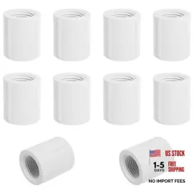 Heyous 40120-dhit-12-10 10pcs 1/2 Inch White Tube Connector Adapters Sprinkler Fitting