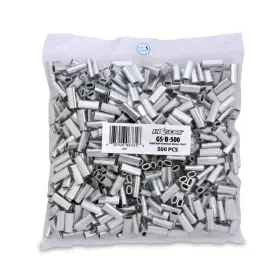 Hi-seas Gs-b-500 500 Pieces Fishing Crimp Sleeves 28mm Aluminum Corrosion Resistant Du Hi-seas Gs-b-500 500 Pieces Fishing Crimp Sleeves 28mm Aluminum Corrosion Resistant Du