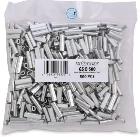 Hi-seas Gs-e-500 Hi-seas Grand Slam Aluminum Fishing Line Crimp Sleeves - Bulk 1.7 Mm Silver