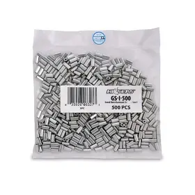 Hi-seas Gs-i-500 Hi-seas Grand Slam Aluminum Fishing Line Crimp Sleeves - Bulk 500 Pc/1.0 Mm Hi-seas Gs-i-500 Hi-seas Grand Slam Aluminum Fishing Line Crimp Sleeves - Bulk 500 Pc/1.0 Mm