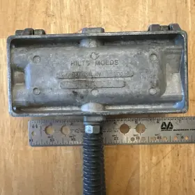 Hilts 89015 Molds 2-8oz Bank Sinker Marked Henderson Nv Used And Dusty Hilts 89015 Molds 2-8oz Bank Sinker Marked Henderson Nv Used And Dusty