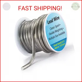 Holama 747328958841 Lead Wire Solid Core Roll 1 Lb Spool Soft High Density Line For Fi