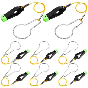 Hollowfly Duc-hollowfly-448 8 Pcs Fishing Downrigger Release Clips Snap Weights For Offshore Trolling