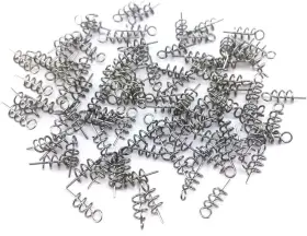Honbay 313038567576 100pcs Spring Twist Lock Fishing Hook Centering Pin For Soft Lure Bait
