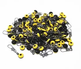 Honbay 696232261397 100pcs Fishing Line Shank Clip Connector Swivels Sinker Slides Hook