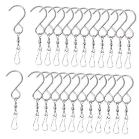 Hongliang Gsg256 24 Pcs Swivel Clip Hanging Hooks 360 Wind Spinner For Hongliang Gsg256 24 Pcs Swivel Clip Hanging Hooks 360 Wind Spinner For