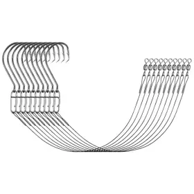Honor Best Hbbr-7384 Rig-8/0-10pcs Circle Hooks Rigs Saltwater Steel Wire Leaders 10pcs Catfish Hook Rig Honor Best Hbbr-7384 Rig-8/0-10pcs Circle Hooks Rigs Saltwater Steel Wire Leaders 10pcs Catfish Hook Rig