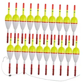 Honor Best Hbbr-floats-490# 20pcs Slip Bobbers For Crappie Fishing Floats And 1.57in X 0.91in 5.63in 20 Pack