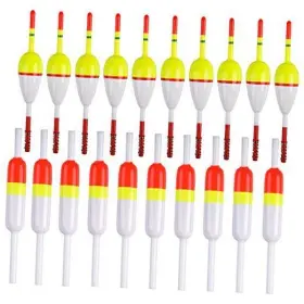 Honor Best Hbhq-20 Wood Slip Bobbers Fishing Floats And 2 Sizes Mixed Float Set-20pcs