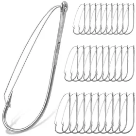 Honor Best Hbzh-b-2/0-30pcs Weedless Wacky Rig Hooks 30pcs Bass Fishing For 2/0 30pack Honor Best Hbzh-b-2/0-30pcs Weedless Wacky Rig Hooks 30pcs Bass Fishing For 2/0 30pack