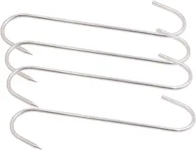 Honshen 445031915931 7 Inch Meat Hooks S-hook Stainless Steel Processing Butcher Hook Pot