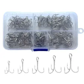 Houson B0cxxtwwrf 120 Pcs Fishing Hooks Treble Carbon Houson B0cxxtwwrf 120 Pcs Fishing Hooks Treble Carbon