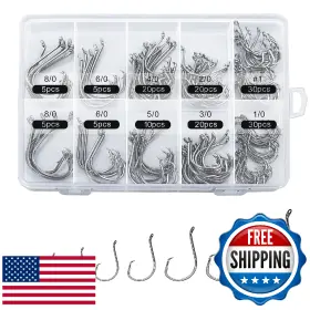 Hsymq B08zxpljly 150pcs Circle Fishing Hooks High Carbon Steel Saltwater Freshwater Assortment Hsymq B08zxpljly 150pcs Circle Fishing Hooks High Carbon Steel Saltwater Freshwater Assortment