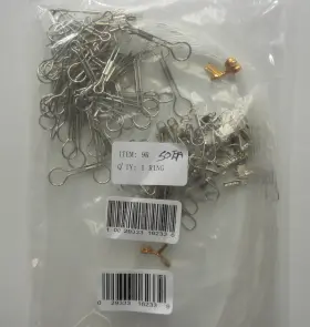 Ht Enterprises Ht9r Tackle Plain 2 Drop Rig 40 Lb Mono No.5 Nickel Barrel Ring Of 50 Ht Enterprises Ht9r Tackle Plain 2 Drop Rig 40 Lb Mono No.5 Nickel Barrel Ring Of 50