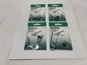 Hurricane 039364455096 4 Fishing Striper Rigs 60 Pound Test Leader 6/0 Size Hook Hurricane 039364455096 4 Fishing Striper Rigs 60 Pound Test Leader 6/0 Size Hook