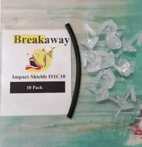 Inc 3927126 Breakaway Impact Shields Clear 10 Pack Inc 3927126 Breakaway Impact Shields Clear 10 Pack