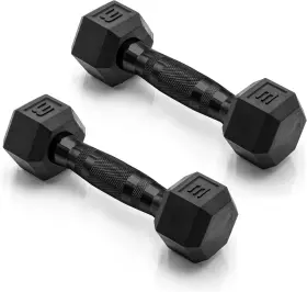 Inc. Sdrbpis-06 Black Hanlde Hex Dumbbell
