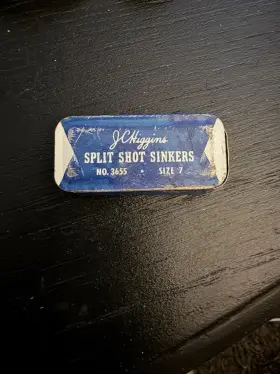 J.c. Higgins 3655 Vintage J.c. Split Shot Sinkers No Size 7 By Sears Roebuck And Co J.c. Higgins 3655 Vintage J.c. Split Shot Sinkers No Size 7 By Sears Roebuck And Co