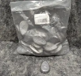 J. Wade Tackle Nrf2 Lot Of 45 2 Oz. Inch No Roll Flat Sinker Fishing Weights #2 J. Wade Tackle Nrf2 Lot Of 45 2 Oz. Inch No Roll Flat Sinker Fishing Weights #2