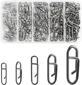 Jadsun 726084509672 Orootl Fishing Snaps Clips Kit 48/165pcs Power High Strength Fish