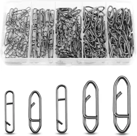 Jadsun 726084651722 Orootl Fishing Snaps Clips Kit 48/165pcs Power High Strength Fish Jadsun 726084651722 Orootl Fishing Snaps Clips Kit 48/165pcs Power High Strength Fish