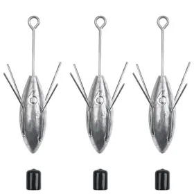 Jadsun Jdxy15-sputnik Sputnik Sinkers Surf Fishing Weight 3pcs Long Tail Weights Saltwater