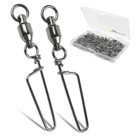Jadsun Jdys030-ball Snap-20pcs-9#-bl Fishing Swivel Snap 20pcs Ball Bearing Swivels With Coastlock #9-440lb-20pcs