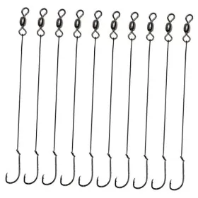 Jadsun Jdys102-wire Rig-18pc-2/0 Wire Leader Hook Rigs 18pcs Saltwater Snelled Fishing Hooks 2/0-18pcs Jadsun Jdys102-wire Rig-18pc-2/0 Wire Leader Hook Rigs 18pcs Saltwater Snelled Fishing Hooks 2/0-18pcs